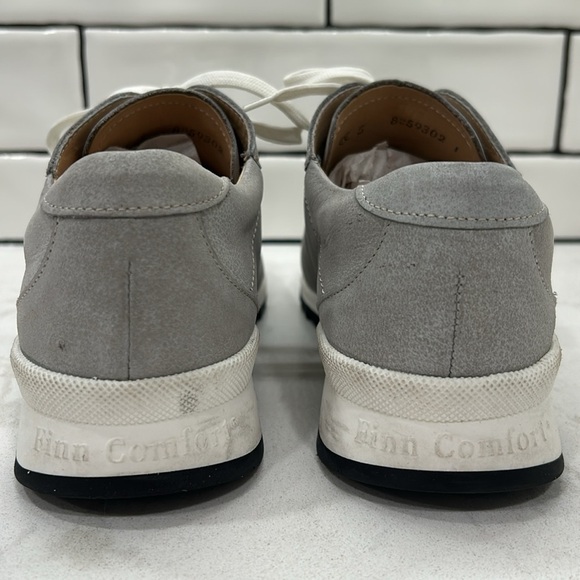 Finn Comfort Sarnia Nero Suede Leather Grey Sneakers Shoes Women’s 7.5 - Picture 4 of 16